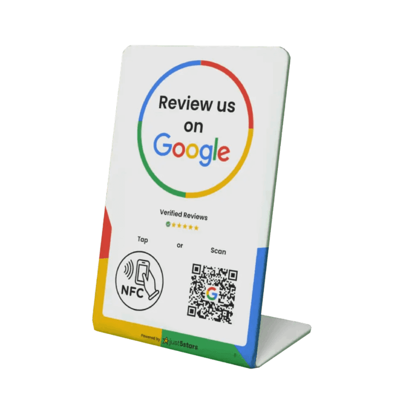 Expositor NFC blanco - Vista 1